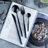 Stainless Steel Black Cutlery Tableware Set